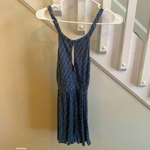 Womens Ecote Medium Blue Romper